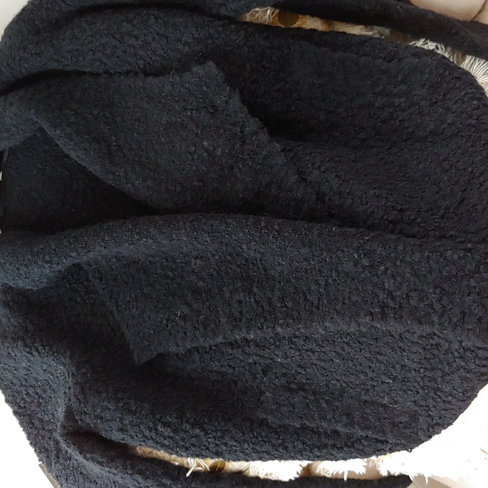 Ann Taylor Loft black boucle cardigan sweater size XS - Picture 4 of 7